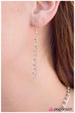 Paparazzi "On the Fringe" Silver Necklace & Earring Set Paparazzi Jewelry