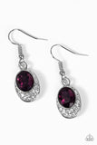 Paparazzi "As Humanly Posh-ible" Purple Earrings Paparazzi Jewelry