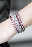 Paparazzi "Punk Princess" Pink Wrap Bracelet Paparazzi Jewelry