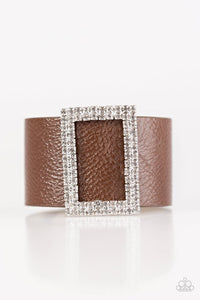 Paparazzi "STUNNING For You" Brown Wrap Bracelet Paparazzi Jewelry