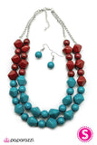 Paparazzi "Sea of Flames" necklace Paparazzi Jewelry