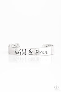 Paparazzi "Free To Be Wild" Silver Bracelet Paparazzi Jewelry