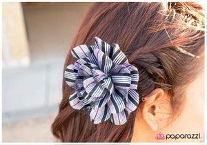 Paparazzi "Stripe It Up" hair clip Paparazzi Jewelry