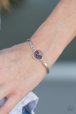 Paparazzi "HEART Knock Life" Purple Bracelet Paparazzi Jewelry