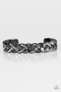 Paparazzi "Blinding Shimmer" Black Bracelet Paparazzi Jewelry