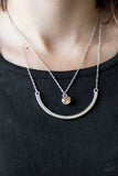 Paparazzi "Moonlit Metro" Brown Necklace & Earring Set Paparazzi Jewelry
