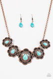 Paparazzi "Too Many Chiefs" Copper Necklace & Earring Set Paparazzi Jewelry