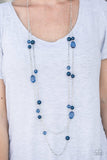 Paparazzi "In Your GLEAMS" Blue Necklace & Earring Set Paparazzi Jewelry