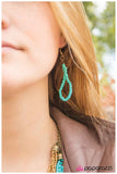 Paparazzi "Blazing a Trail" Blue Necklace & Earring Set Paparazzi Jewelry