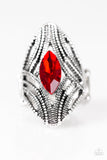 Paparazzi "Jungle Jewel" Red Ring Paparazzi Jewelry