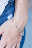 Paparazzi "Hibiscus Breeze" White Bracelet Paparazzi Jewelry