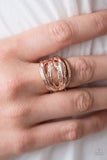 Paparazzi Industrial Empire" Rose Gold Ring Paparazzi Jewelry
