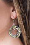 Paparazzi "Colorful Coasts" Yellow Earrings Paparazzi Jewelry