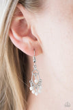 Paparazzi "Midnight Banquet" White Earrings Paparazzi Jewelry