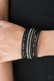 Paparazzi "Brings Out The BEAST In Me" Black Wrap Bracelet Paparazzi Jewelry