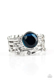 Paparazzi "Pardon My Sparkle" Blue Ring Paparazzi Jewelry