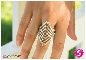 Paparazzi "Lost in the Maze - Silver" ring Paparazzi Jewelry