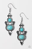 Paparazzi "Hope For The WEST" Blue Earrings Paparazzi Jewelry