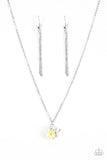 Paparazzi "Girl Glimmer" Yellow Necklace & Earring Set Paparazzi Jewelry