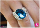 Paparazzi "Her Majesty" Blue Ring Paparazzi Jewelry