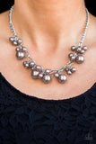 Paparazzi "Celebrity Treatment" Silver Necklace & Earring Set Paparazzi Jewelry