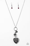 Paparazzi "Vintage Valentine" Multi Necklace & Earring Set Paparazzi Jewelry