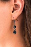 Paparazzi "She's A Glam Eater" Blue Necklace & Earring Set Paparazzi Jewelry