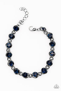Paparazzi "Last Glam Standing" Blue Bracelet Paparazzi Jewelry