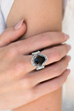 Paparazzi "Big City Dreams" Black VINTAGE VAULT Ring Paparazzi Jewelry