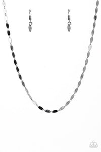 Paparazzi "Make A FLASH" Black Necklace & Earring Set Paparazzi Jewelry