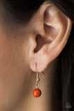 Paparazzi "Country Roads" Orange Necklace & Earring Set Paparazzi Jewelry