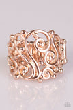 Paparazzi "Regal Advice" Rose Gold Ring Paparazzi Jewelry