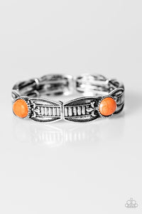 Paparazzi "Mayan Majesty" Orange Bracelet Paparazzi Jewelry