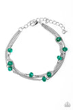 Paparazzi "Shine Brightly" Green Bracelet Paparazzi Jewelry