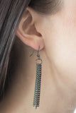 Paparazzi "No CHAIN, No Gain" Green Necklace & Earring Set Paparazzi Jewelry