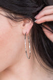 Paparazzi "Industrial Edge" Silver Earrings Paparazzi Jewelry