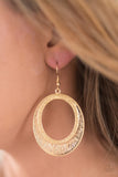 Paparazzi "A GLEAM Come True" Gold Earrings Paparazzi Jewelry