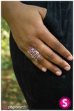 Paparazzi "Exquisitely Effortless" Purple Ring Paparazzi Jewelry