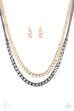 Paparazzi "Hit 'Em Up" FASHION FIX Multi Necklace & Earring Set Paparazzi Jewelry
