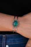 Paparazzi "Castles and Champions" Green Bracelet Paparazzi Jewelry
