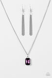 Paparazzi "Just My LUXE!" Purple Necklace & earring Set Paparazzi Jewelry