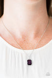 Paparazzi "Just My LUXE!" Purple Necklace & earring Set Paparazzi Jewelry
