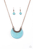 Paparazzi "Mesa Moon" Copper Necklace & Earring Set Paparazzi Jewelry