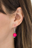 Paparazzi "Absolutely It!" Pink Necklace & Earring Set Paparazzi Jewelry