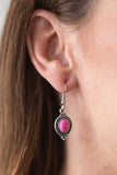 Paparazzi "Rodeo Ride" Pink Earrings Paparazzi Jewelry