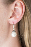 Paparazzi "Glamorously Gatsby" White Earrings Paparazzi Jewelry