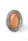 Paparazzi "Country Girl Chic" Brown Ring Paparazzi Jewelry