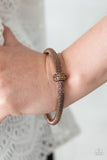 Paparazzi "CACHE Or Card?" Copper Bracelet Paparazzi Jewelry