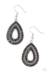 Paparazzi "Make a Glam Out of You" Black Earrings Paparazzi Jewelry