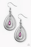 Paparazzi "Tranquil Teardrops" Purple Earrings Paparazzi Jewelry